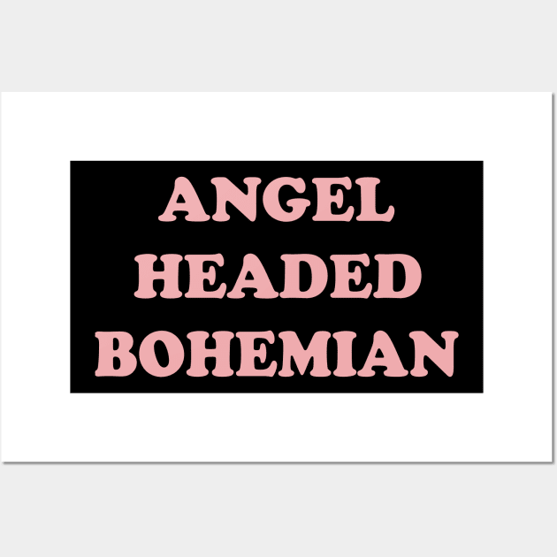 Angel Headed Bohemian Czech Funny Wall Art by Whimsical Splendours